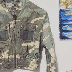Cropped Army Jacket